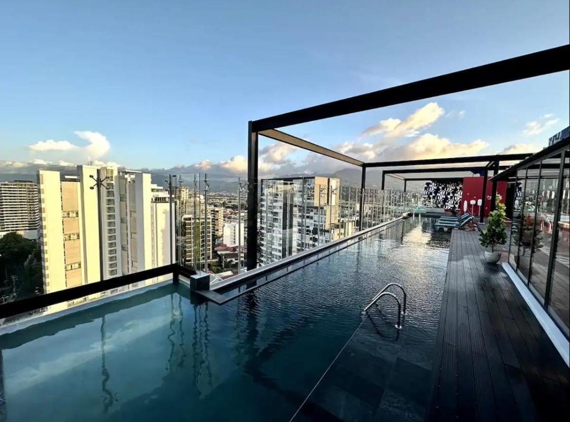 Апартаменты Exclusivo Apartamento Piso 23, Sky Garden Сан-Хосе Экстерьер фото